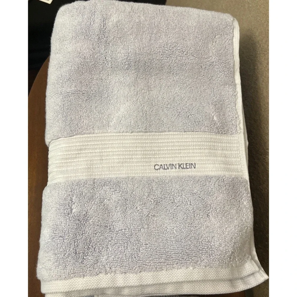 Calvin Klein Light Purple 6-piece Towel Set (2 Bath, 2 Hand, 2 Wash) Cotton